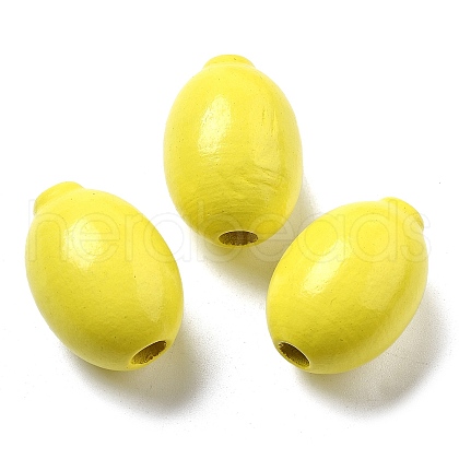 Schima Wood European Beads WOOD-G023-13B-1