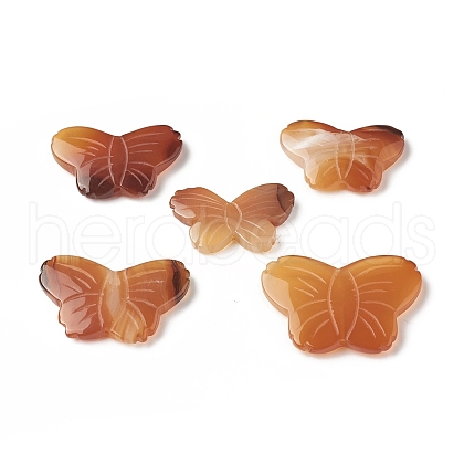 Natural Red Agate Beads G-C054-01-1
