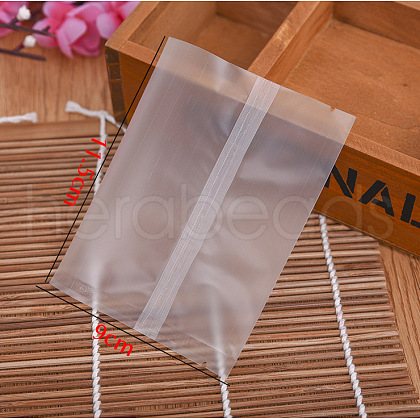 Rectangle Frosted Plastic Cellophane Bags OPC-F004-04C-1