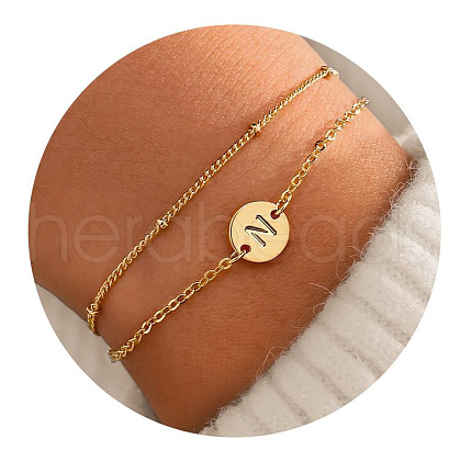 201 Stainless Steel Multi-strand Bracelets FS-WG545AB-37-1