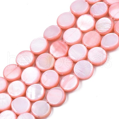 Freshwater Shell Beads Strands SHEL-T009-B16-02-1