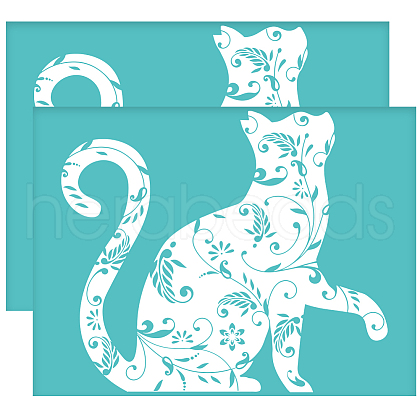 Self-Adhesive Silk Screen Printing Stencil DIY-WH0338-289-1