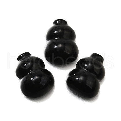 Natural Black Onyx Cabochons G-Q018-01B-1