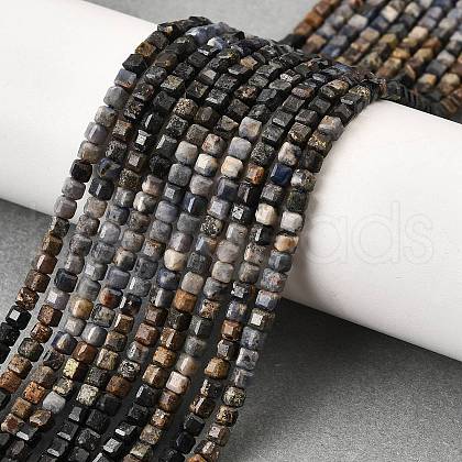 Natural Sapphire Beads Strands G-G259-B03-3x3mm-1