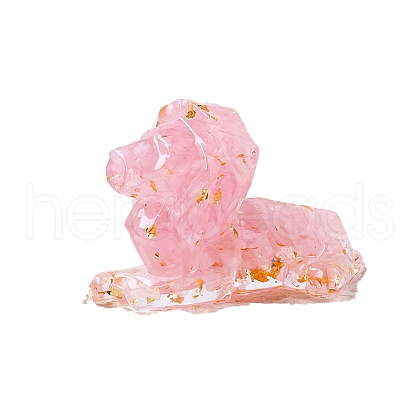 Gold Foil Resin Lion Display Decoration PW-WG72263-04-1