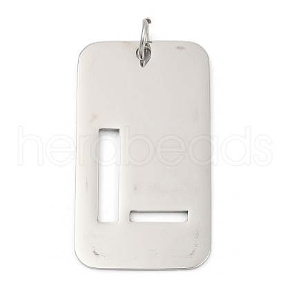 304 Stainless Steel Pendants STAS-M115-01P-L-1