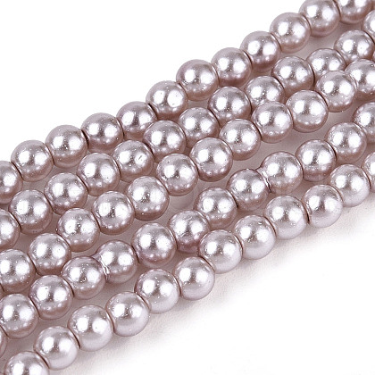Baking Painted Glass Pearl Bead Strands HY-Q003-3mm-81-1