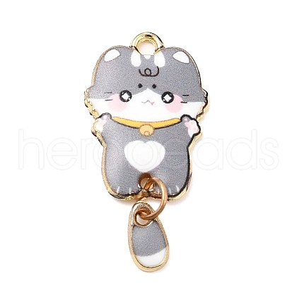 Alloy Enamel Pendants FIND-C037-18G-05-1