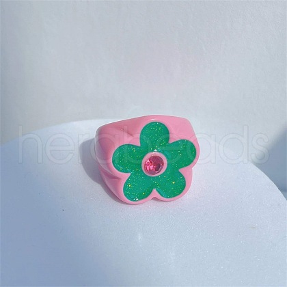 Resin Finger Rings for Women FS-WG0F165-04-1