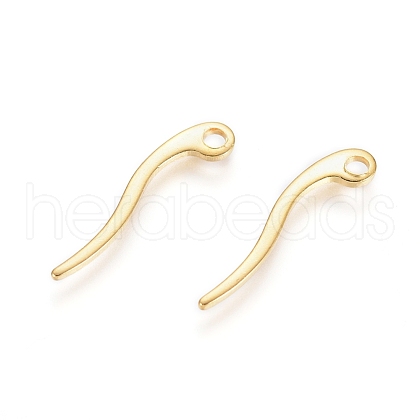 304 Stainless Steel Pendants STAS-I123-04G-1