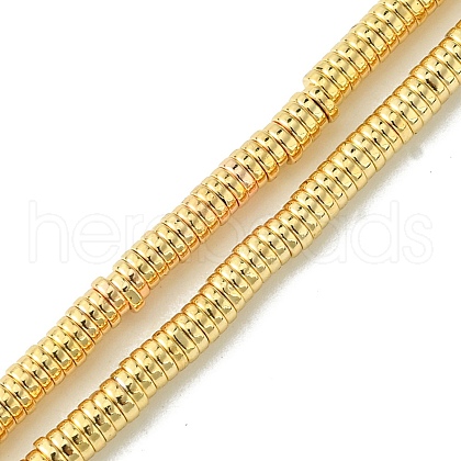 Electroplated Synthetic Non-Magnetic Hematite Beads Strands G-H020-C01-03-1