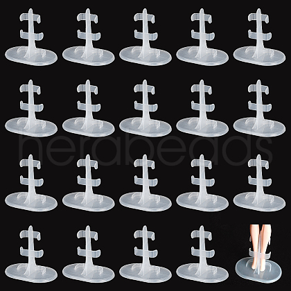Transparent Plastic Doll Standing Bracket AJEW-WH0312-71-1