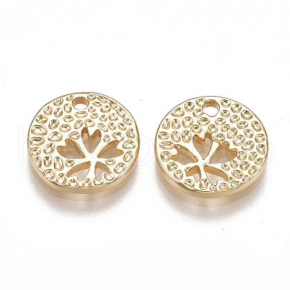 Brass Charms KK-T038-402G-1