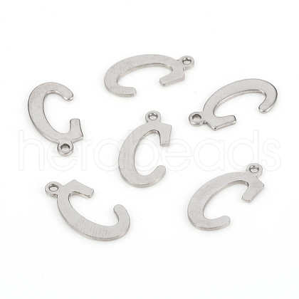 Non-Tarnish 201 Stainless Steel Pendants STAS-L244-04C-P-1