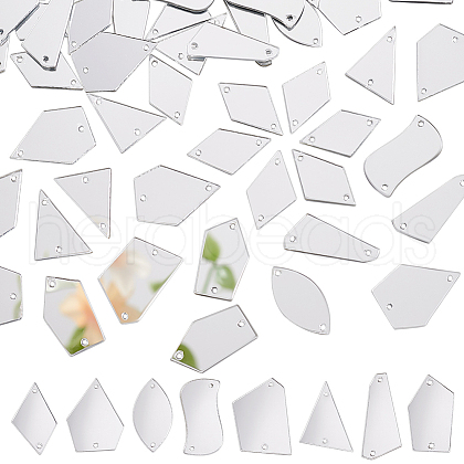   Triangle/Polygon/Rectangle/Horse Eye/Rhombus Acrylic Connector Charms MACR-PH0001-85B-1