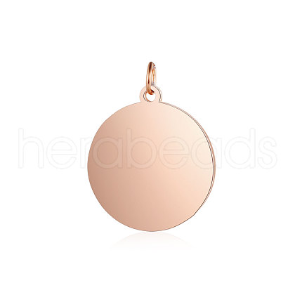 Ion Plating(IP) 304 Stainless Steel Pendants STAS-I311-33F-RG-1