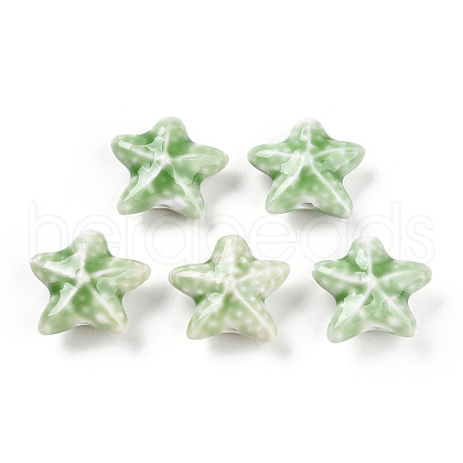 Handmade Porcelain Beads PORC-N008-09I-1