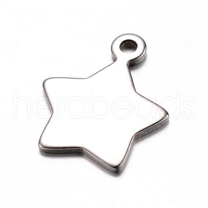 Tarnish Resistant 201 Stainless Steel Charms STAS-D429-38-1