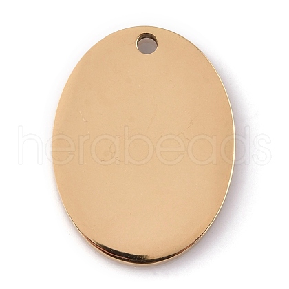 Vacuum Plating 304 Stainless Steel Pendants STAS-P245-44G-1