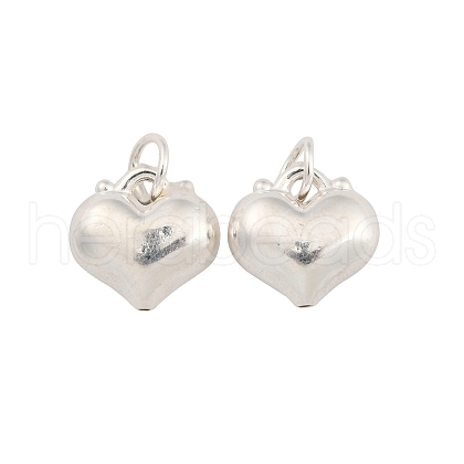 Fine Silver Charms with Jump Rings STER-P069-01A-S-1