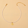 Round Plastic Pearl Beaded Necklaces FS-WG7BB5B-11-1