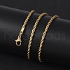 Unisex 304 Stainless Steel Rope Chain Necklaces X-STAS-D0002-33G-4