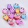 Handmade Polymer Clay Beads X-CLAY-S093-22-1