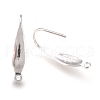 316 Surgical Stainless Steel Earring Hooks STAS-P166-10S-3