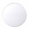 PVC Flat Round Shape Mirror DIY-E043-02-1