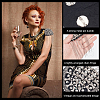 HOBBIESAY 4Pcs Iron Chain Tassel Epaulettes FIND-HY0002-68-4