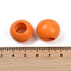 Spray Painted Wood Beads WOOD-F017-05A-3
