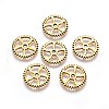 Tibetan Style Alloy Gear Pendants TIBEP-S283-AG-LF-2