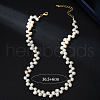 Mother's Day Jewellery Natural Baroque Freshwater Pearl Rice Beaded Necklaces for Women FS-WGF2BFC-01-5
