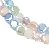 Electroplate Glass Beads Strands EGLA-G039-05A-01-3