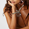 Bohemian Style Ring Shell & Glass Seed Beaded Pendant Necklaces & Dangle Earrings & Bracelets Sets FS-WG105FB-03-2