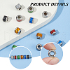 Unicraftale 12Pcs 6 Colors 304 Stainless Steel European Beads STAS-UN0059-68-4