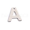 Tarnish Resistant 304 Stainless Steel Letter Charms STAS-O072-A-1