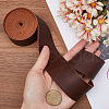 2M Flat AB Grade Cowhide Leather Cord AJEW-WH0479-73G-03-3