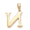 304 Stainless Steel Pendants STAS-F106-95G-N-1
