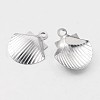 Shell 316 Surgical Stainless Steel Filigree Charms STAS-M258-14-2