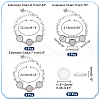  DIY Blank Dome Bracelets & Anklets Making Kit DIY-NB0009-78-2