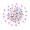 White Opaque Acrylic Beads SACR-YW0001-15-1