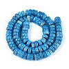 Handmade Millefiori Glass Beads Strands LAMP-T021-27B-05-2