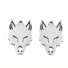 Non-Tarnish 201 Stainless Steel Pendants STAS-S081-048-1
