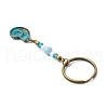 Alloy Ocean Theme Pendant Keychains KEYC-JKC01225-6