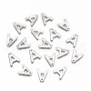 304 Stainless Steel Letter Charms X-STAS-O072-A-2
