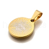 304 Stainless Steel Pendants STAS-B086-07G-2
