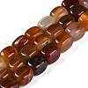 Natural Red Agate Beads Strands G-M403-D05-01-2