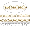 Rack Plating Brass Round Ring Link Chains CHC-G023-05G-2