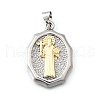 Brass Pendants KK-V013-02GP-03-1
